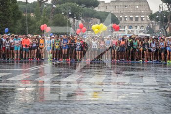 2019-04-07 - partenza top runners - XXV MARATONA INTERNAZIONALE DI ROMA - MARATHON - ATHLETICS
